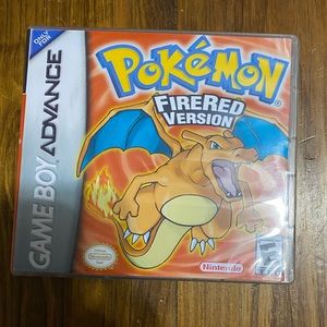 Pokemon Fire red Custom Case and game